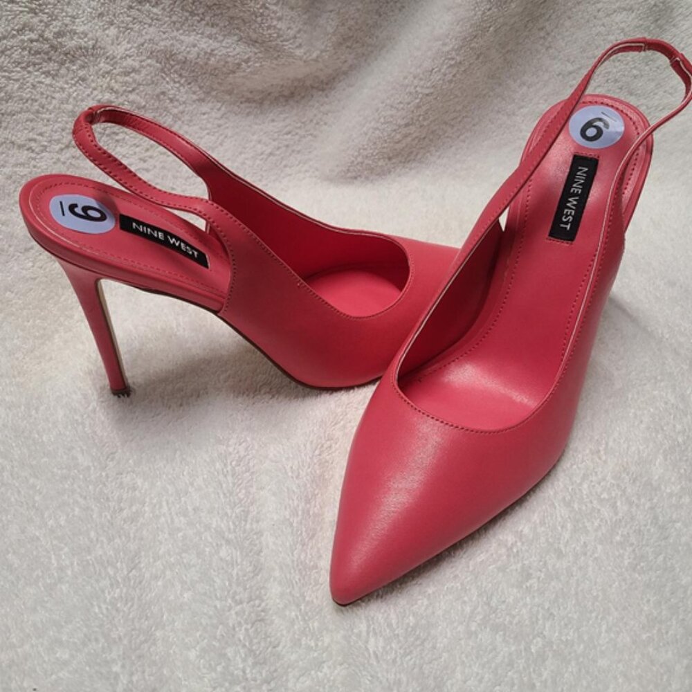 NWOB - Nine West Women's Feather Pump - Genuine Leather - Size 9 - GAWJUS!!! - Picture 4 of 5